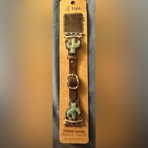 Tipi Leather & Turquoise Smartwatch Band
